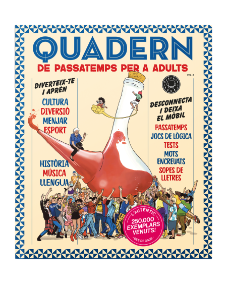 Quadern de passatemps per a adults, vol. 3